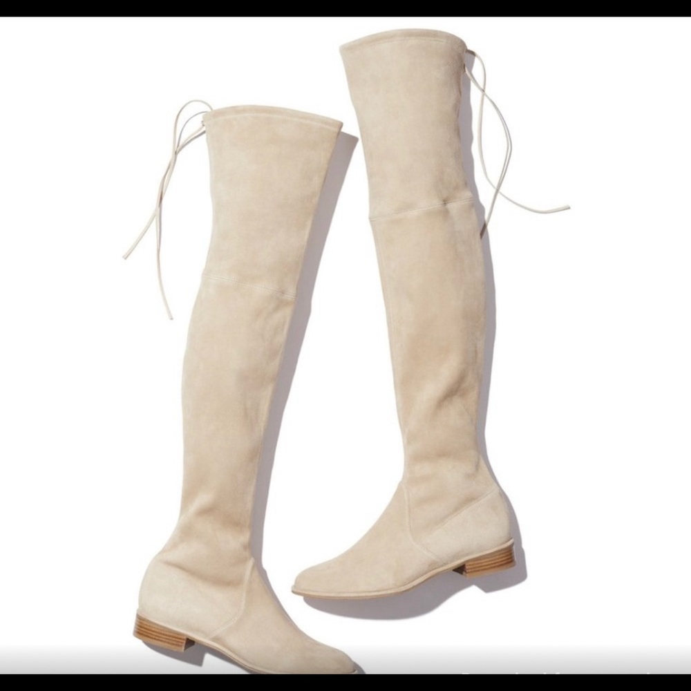 Stuart Weitzman - Lowland Boots “Buff Suede”